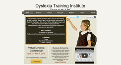 Desktop Screenshot of dyslexiadr.com